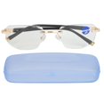 thumbnail image 1 of Nrdde 2025 Latest Model Presbyopic Glasses Blue Light Blocking Men Frameless High De..., 1 of 5