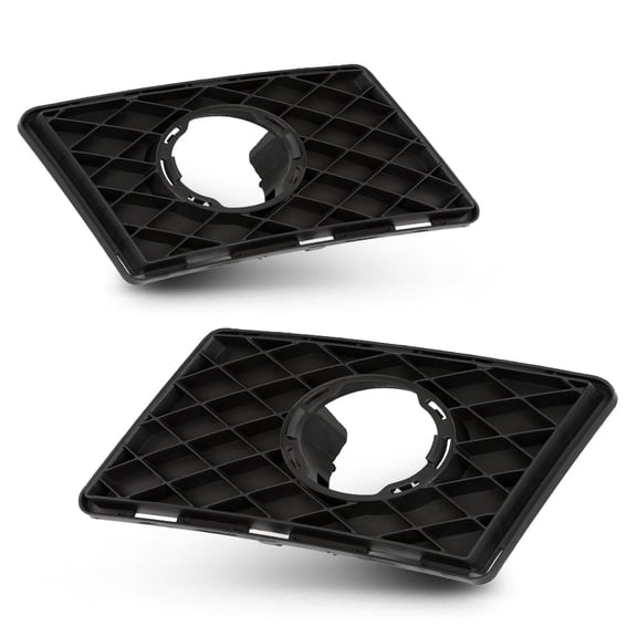Fog Light Trim Set Left & Right Primed Fit for 2010-2012 Mercedes Benz GLK350
