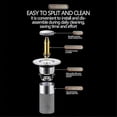 thumbnail image 3 of 4pcs Drain Stopper, Stainless Steel Floor Drain Filter, Stainless Steel Basin Drain Filter,Stainless Steel Drain Filter, 3 of 5