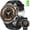 Black, variant on Haulvean Smart Watch 1.7" Smartwatch (Metal Body) with 1000mAh Battery/IP68 Waterproof/100+ Sports Modes, Outdoor Sports, Fitness Tracker fits for Android and iPhone Devices (Black)