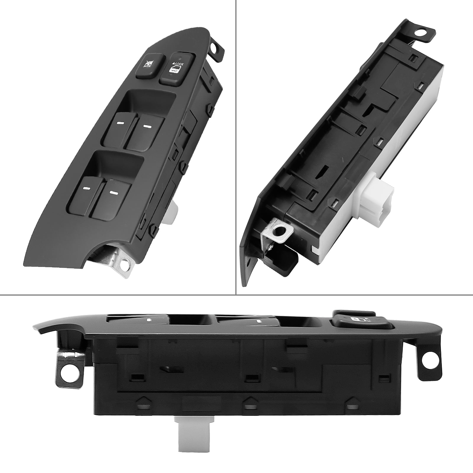 Power Window Switch Front Driver Side Compatible With 2010-2013 Kia Forte 2012-2013 Forte5 14-Prong Blade Male Terminal 1 Female Connector 