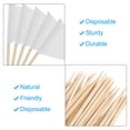 thumbnail image 4 of 100 Pcs Flag Toothpicks Cake Toppers Cheese Markers Party Decor Colored White, 4 of 8