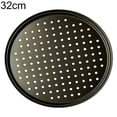thumbnail image 7 of Yesbay Carbon Steel Non-stick Pizza Baking Pan Mesh Tray Plate Bakeware Baking Tool,26cm, 7 of 7