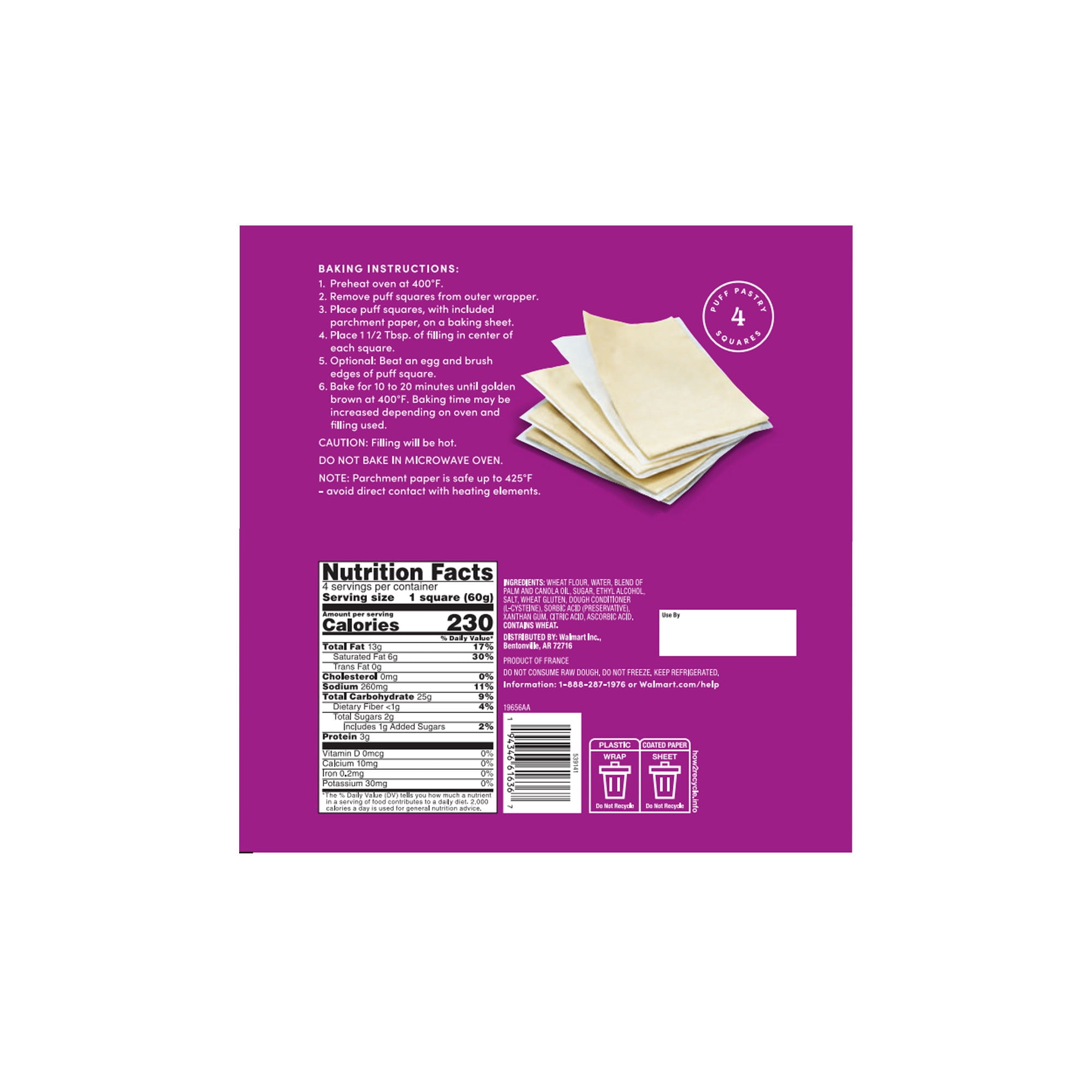 bettergoods Puff Pastry Squares