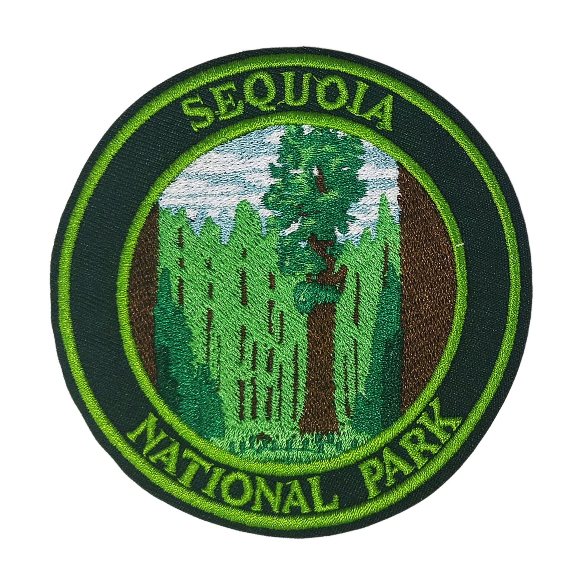 Sequoia National Park Embroidered Patch Iron/Sew-On Applique Travel Souvenir