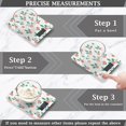 thumbnail image 3 of High Precision Digital Kitchen Scale Tempered Glass Food Scale Multifunction Scale Small Kitchen Appliances Peach Holly Leaves and Berries, 3 of 7