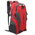 thumbnail image 2 of Mochila impermeable de 40 l para deportes al aire libre, escalada, acampada y senderismo, color rojo, 2 of 14