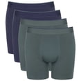 thumbnail image 1 of Sloggi Pack de 4 calzoncillos bóxer para hombre - EVER Airy Short Azul/Verde S (Small), 1 of 6