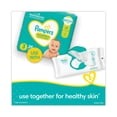thumbnail image 3 of 2PC Pampers Sensitive Baby Wipes, 1-Ply, 6.8 x 7, Unscented, White, 56/Pack, 3 of 3