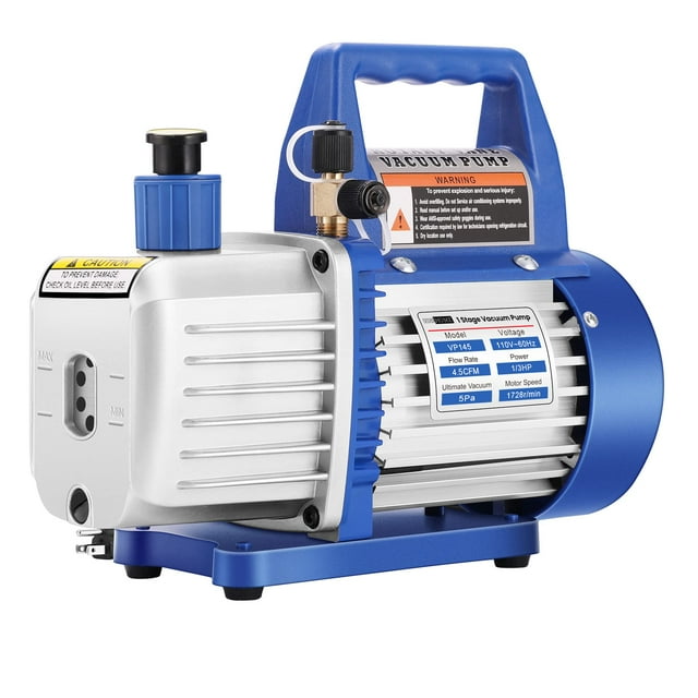Bomba de Vacío VIVOHOME VP145 110V 1/3 HP 4.5 CFM