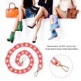 thumbnail image 3 of Weiweiguan 1Pc Acrylic Chain with Metal Buckles Beautiful Handbag Chain Bag Chain for DIY, 3 of 6