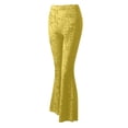 thumbnail image 4 of Tanming Barrel Sweatpants High Waisted Cargo Pants Women Womens Wide Leg Pants Cargo Pants Women Plus Size Casual Work Pants Women Cargo Scrub Pants for Women Yellow XL, 4 of 6
