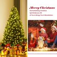 thumbnail image 2 of Goplus 5FT Pre-Lit Artificial Christmas Tree Auto-Spread/Close up Branches 11 Flash Modes with Multicolored 150 LED Lights & Metal Stand, 2 of 8