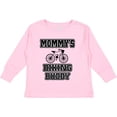 thumbnail image 3 of Inktastic Mommys Biking Buddy Boys or Girls Long Sleeve Toddler T-Shirt, 3 of 5