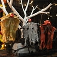 thumbnail image 7 of pdqouc 9 inch Halloween Hanging Outdoor Decorations Glowing with Chains for Halloween Home Party Indoor Outside Yard Decoration, 7 of 7