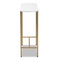 thumbnail image 3 of Baxton Studio Samuel Moderne et Contemporain Table de Console en Métal Fini Or avec Table en Faux Marbre, 3 of 5