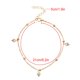thumbnail image 5 of Tobillera para niñas Minnieouse cadena de tobillo de estilo simple adorno para pies accesorio de moda, 5 of 6