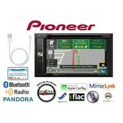 Pioneer AVIC-5200NEX 6.2' Navigation DVD Receiver w/ Lightening to USB Cable