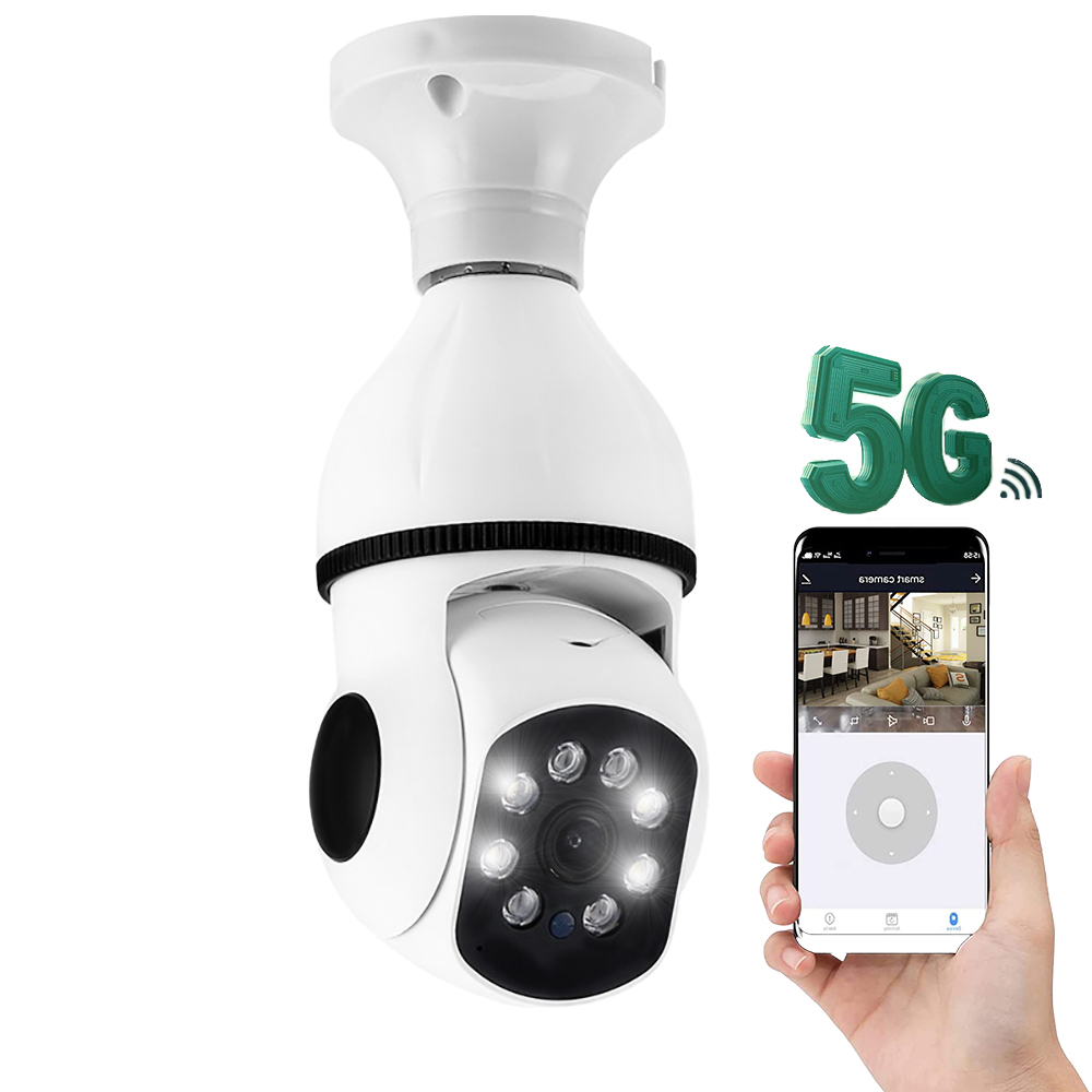 Light Bulb Camera Security Camera,FullHD 1080P Wireless WiFi IP