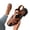Brown, variant on Women's Fashion Outdoor Sandals, Closed-Toe Flat Fisherman Sandals Lightweight Non-Slip Adjustable Hook & Loop Leather Wading Sandals for Summer Beach Casual Daily Wear, White 9