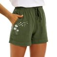 thumbnail image 2 of JJHGVB Womens Linen Shorts Women Linen Shorts Resort Wear for Women 2026 Wide Leg Shorts for Women Beach Boho Pants Womens Long Shorts Pedal Pushers for Women High Waisted Wide Leg Army Green L, 2 of 9