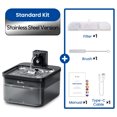 thumbnail image 1 of DownyPaws 2.5L Wireless Cat Water Fountain Battery Operated Automatic Pet Water Drinker with Motion Sensor Dog Water Dispenser ShopWise Round, 1 of 12