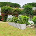 thumbnail image 6 of 17" Tall, 9 In 1 Modular Galvanized Metal Raised Garden Bed, 6 of 6