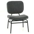 thumbnail image 1 of Costway Fauteuil d'Appoint Rembourré 1 Pce avec Rembourrage en Mousse, Patins de Pieds Ajustables et Cadre en Métal, 1 of 9