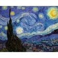 thumbnail image 3 of Mindbogglers Gold 1500-Piece Jigsaw Puzzle, Starry Night by Van Gogh, for Adults, 33x26in, 3 of 8