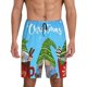thumbnail image 1 of Balery Merry Christmas Gnome Pantalones cortos de pijama de punto de algodón para hombre con cinturilla y bolsillos-4X-Large, 1 of 6
