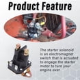 thumbnail image 3 of 435 325 Solenoide de Arranque, Solenoide de Arranque del Cortacésped confiable para 582042802, 3 of 7