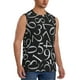 thumbnail image 2 of Fotbe Numbers Men's Camiseta sin Mangas Estampada para Hombres, Playera Casual para Gimnasio, Entrenamiento, Playa-Large, 2 of 7