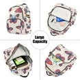 thumbnail image 5 of FORMRS Mini Backpack Purse for Women Travel Daypack Casual Shoulder Bag, Blue Butterflies, 5 of 7