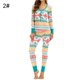 thumbnail image 4 of Conjuntos de pijamas de Navidad para mujer, conjuntos de pantalones superiores, longitud completa, manga Regular, cuello en V, conjuntos suaves con estampado en caliente, ropa de dormir, 4 of 4