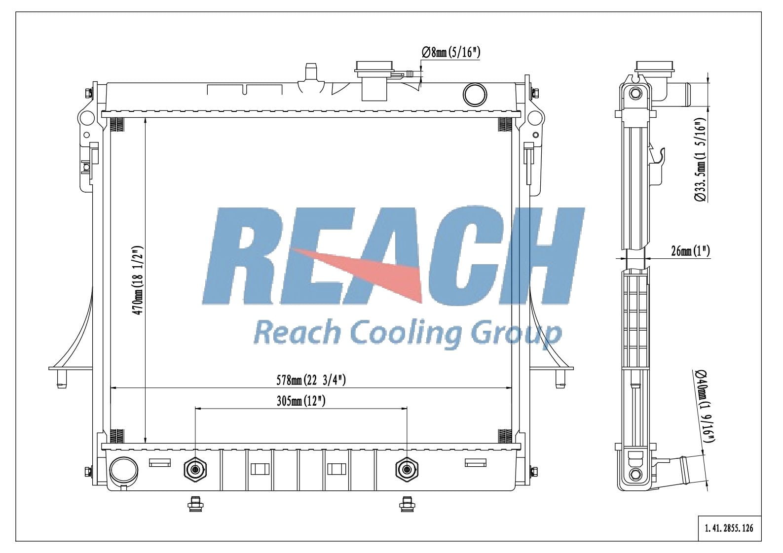 REACH Radiator 41-2855
