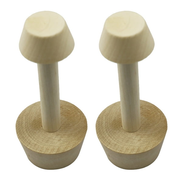 BESTOYARD 2 Pcs Mini Tart Shaper Tool Wood Molding Pastry for Home Bakers