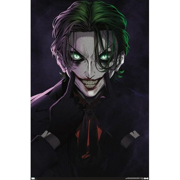 DC Comics - The Joker Anime - Smile Wall Poster, 22.375" x 34"