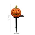 thumbnail image 3 of TOOPTY Solar Powered Halloween Pathway Lights, Black Jack O Lantern Stake Lights for Outdoor Yard Decor, Front Porch and Garden Display,Orange, 3 of 6