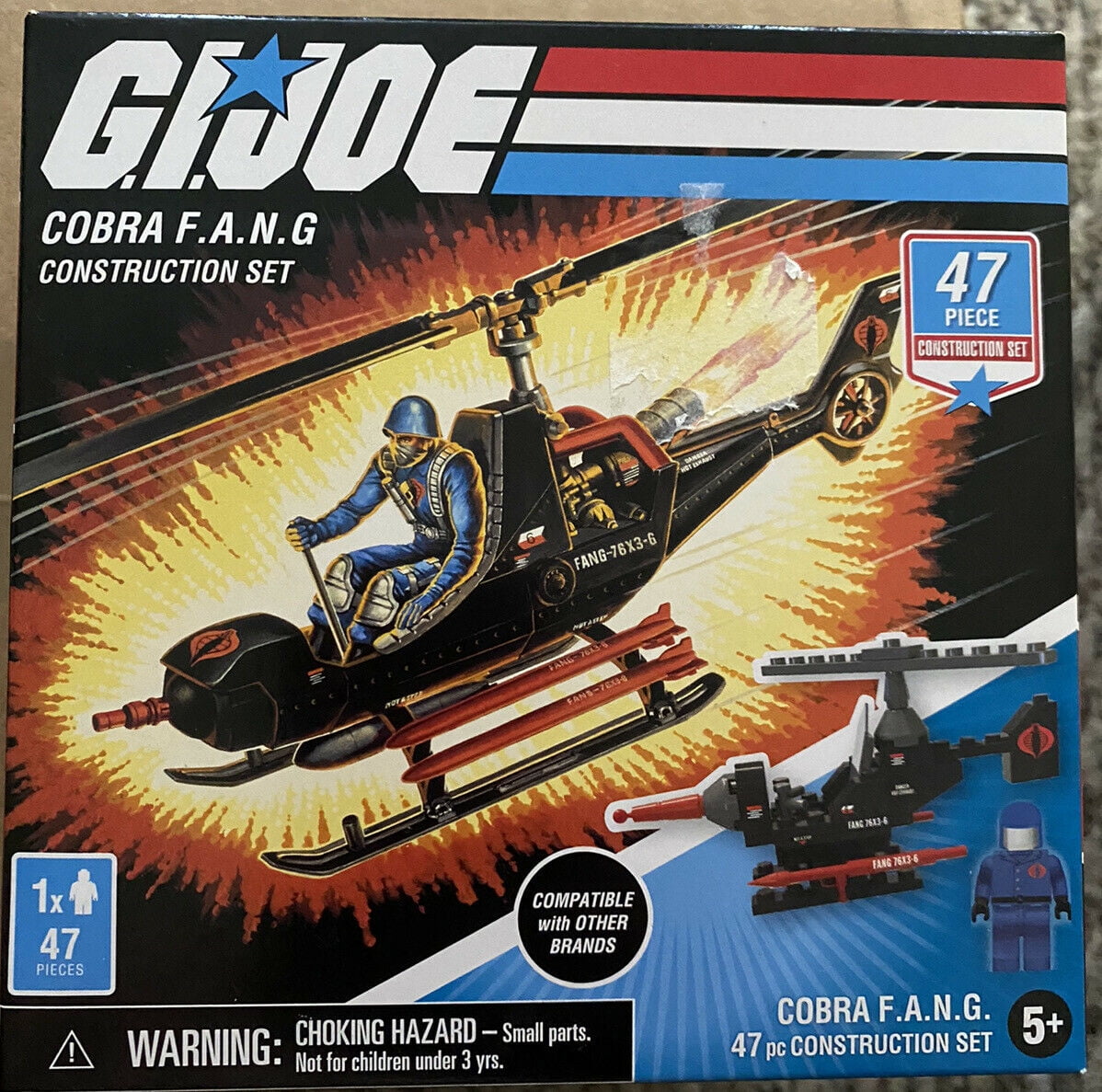 3D Printed Cobra Fang Engine Cover GI Joe Custom Part For Vintage Helicopter 