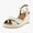 Natural/Platinum, variant on Candyr Women's Sandals Light Dune Size 10 M