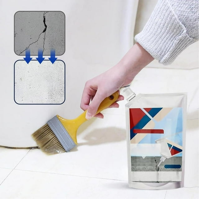 Rellenador de Grietas para Hormigón 200 Ml | Sellador de Juntas de Cemento Impermeable | Alta Resistencia y Flexibilidad | Secado Rápido | Uso Interior y Exterior