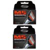 Personna M5 Magnum 5 Refill Razor Blade Cartridges, 4 ct. (Pack of 1)