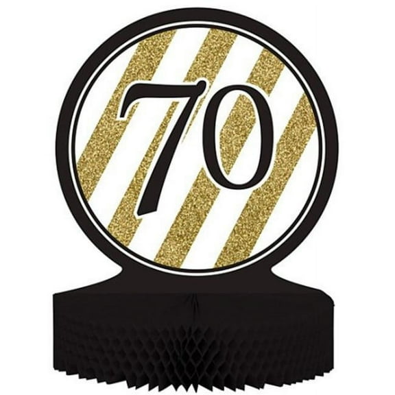 Creative Converting 70th Birthday Paper Disposable Centerpiece