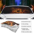 thumbnail image 5 of XMXY Car Sun Shade Windshield, Aesthetics Automotive Front Window Sun Visor for Cars SUV Trucks, Small Size, 5 of 8