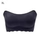 thumbnail image 1 of Sujetador sin tirantes recogido Sujetador antideslizante de talla grande Ropa interior superior de tubo fino para vestido de novia, Negro, XL Advancent AP001172-11B, 1 of 7
