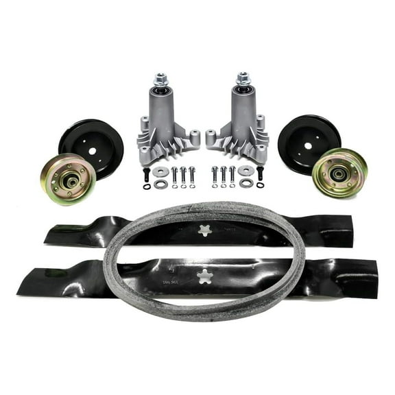 EPR Full Deck Rebuild Kit for 42 Inch LT1000 LT2000 130794 134149 144959 95 1/2 Inch Belt 3 Bolt Spindle