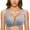 Grey, variant on Womens Front Close Bra No Steel Ring French Womens T Back Plus Size Seamless Unlined Bra For Large Bust