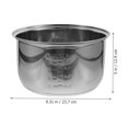 thumbnail image 4 of Marmite Intérieure pour Cuiseur à Riz, Marmite à Riz Antiadhésive, Marmite Intérieure pour Cuiseur Électrique, Marmite pour Cuiseur à Riz Antiadhésive (4 L), 4 of 8
