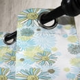 thumbnail image 4 of Ambesonne Summer Grommet Curtain, Chamomiles Wild Flower, 50" x 54", Pale Green Dark Green, 4 of 6