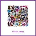 thumbnail image 3 of Charm Monster Spirit High School Doll, fiesta de cumpleaños, decoración, globo, pancarta, telones de fondo, Tablewares, Baby Shower, niña, niños, desechable, 3 of 5